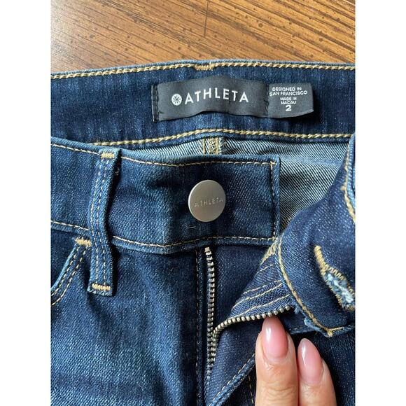 Athleta Sculptek Ultra Skinny Midnight Jean size 2 - Picture 8 of 9